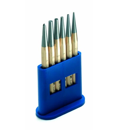 CIMCO Sada průrazníků s důlčíkem Ø 1 - 5 mm (6 ks) 130354