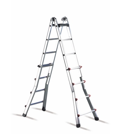CIMCO Hliníkový teleskopický žebřík 2 x 8 146708