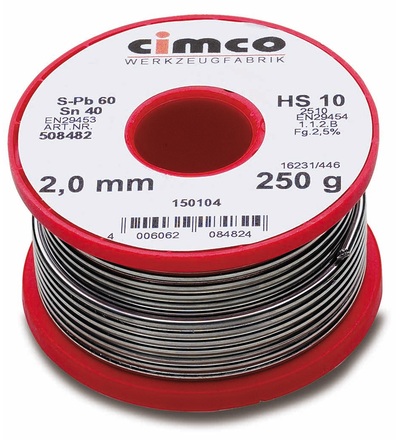 CIMCO Letovací drát Ø 2 mm (250 g) 150104