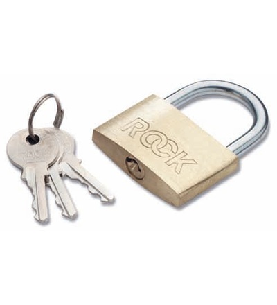 CIMCO Mosazný zámek s 2 klíči 170252