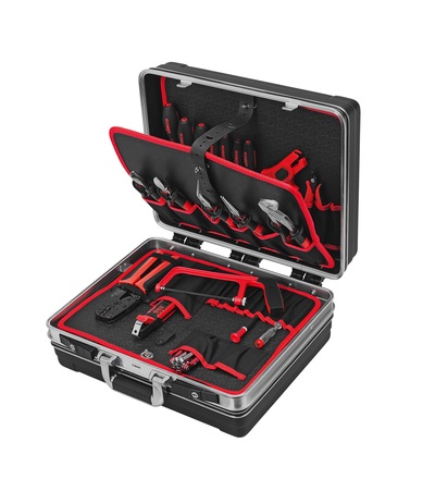 CIMCO Plastový kufr KLASIK s nářadím 425x505x230 mm (21 ks) 170331