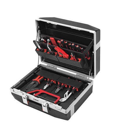 CIMCO Plastový kufr DIAMANT 35 s nářadím 430x498x235 mm (21 ks) 170431