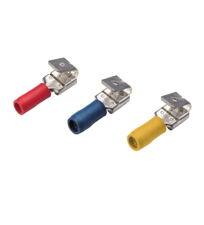 CIMCO Izolovaný konektor Cu 1,5-2,5/6,3x0,8 mm, modrý (100 ks) 180282