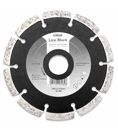 CIMCO Diamantový řezný kotouč na vápenec - 125 mm 207982