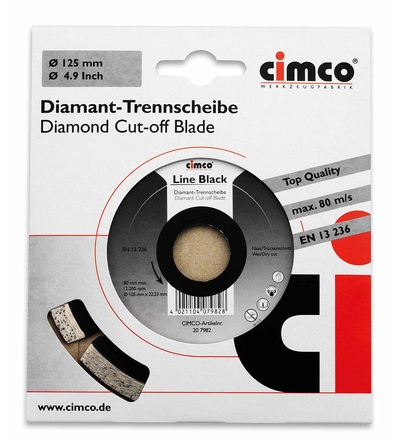 CIMCO Diamantový řezný kotouč na vápenec - 115 mm 207980