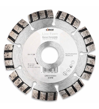 CIMCO Diamantový řezný kotouč na cihlu - 115 mm 208708