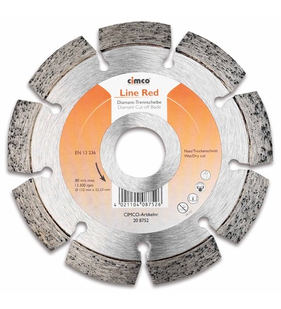CIMCO Diamantový řezný kotouč na dlaždice - 115 mm 208752