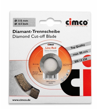 CIMCO Diamantový řezný kotouč na dlaždice - 150 mm 208758