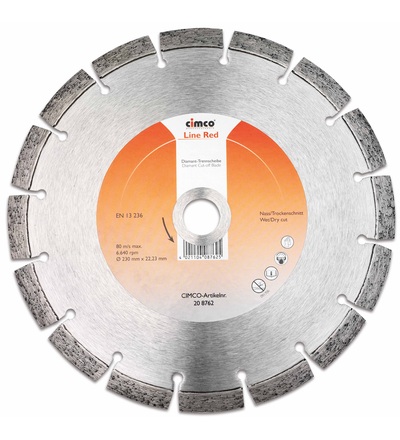CIMCO Diamantový řezný kotouč na dlaždice - 230 mm 208762