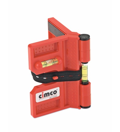CIMCO Umělohmotná 3D vodováha 190 x 132 x 32 mm 211554