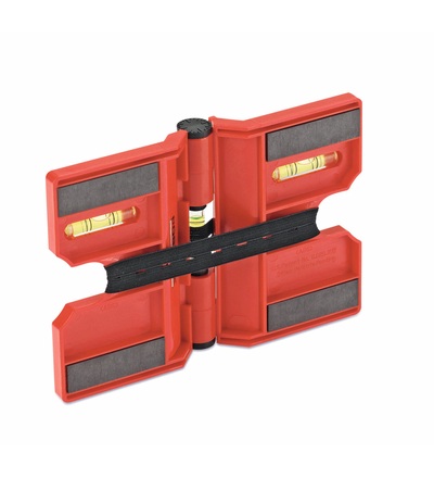 CIMCO Umělohmotná 3D vodováha 190 x 132 x 32 mm 211554