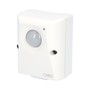 Spínač soumrakový ORBIS ORBILUX, 5-200lux, 10A, 230V, IP55, 69x89x53mm, bílý, na povrch, ELEMAN 1000856