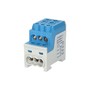 Blok pro rozdělení fází UVB 200 N, 1pól., 200A, AL/CU, 1000V, modrý, na DIN, ELEMAN 1003208