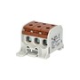 Svorka univerzální RKA 50 1/6 L B, 150A, 1pól. (6x vstup), AL/CU, hnědá, na DIN/na panel, ELEMAN 1006027