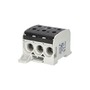 Svorka univerzální RKA 95 1/6 L S, 232A, 1pól. (6x vstup), AL/CU, černá, na DIN/na panel, ELEMAN 1006074
