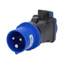 FAMATEL Adaptér 13910FR IP54/250V/16A - vidlice CEE / zásuvka s kolíkem, 13910FR