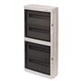 FAMATEL Rozvodnice ACQUA+ 39072 IP65, 72mod. (4x18), na omítku, průhl. dveře, 879x432x160mm 39072