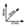 FAMATEL Skříň Rubber Box 4015 IP65, 9,5mod; 340x215x130mm (v x š x h) 4015