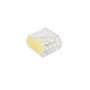 Svorka krabicová P 01-42/10-4, bezšroubová (4x 0,5-2,5mm2, transparentní/žlutá), ELEMAN 1004702
