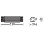 Spojka gelová SHARK 6801A (SHARK SIXEIGHT IP68), se svork., 1x (25-50mm2), Cu/Al, 0,6/1kV, ELEMAN 1005451