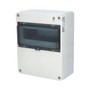Skříň FLATBOX 5810 IP65, 10mod., na omítku, průhl. dveře, 270x220x120mm, FAMATEL 5810