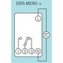 Hodiny spínací ORBIS DATA MICRO+, dig., týdenní, 1kan., 2mod., se zálohou, šedé, na DIN, ELEMAN 1000810