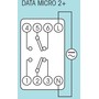 Hodiny spínací ORBIS DATA MICRO 2+, dig., týdenní, 2kan., 2mod., se zálohou, šedé, na DIN, ELEMAN 1000811