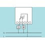 Termostat ORBIS CLIMA ML, pokojový, mechanický, 16A (2,5A), 250V AC, ELEMAN 1000834