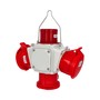 FAMATEL Zás. box závěsný PowerBOX pb5888 IP54 3x400V/32/5, 1x přívodka 400V/32/5, pb5888