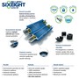 Spojka gelová SHARK 6803A (SHARK SIXEIGHT IP68), se svork., 5x (10-25mm2) pro CU; 0,6/1kV, ELEMAN 1005458