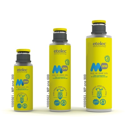 Gel dvousložkový MPone 600 ( 0,6 litru - 1 láhev ), zalévací, bez expirace, ELEMAN 1000562