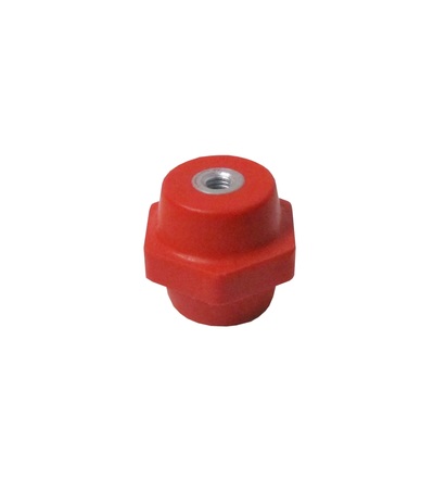 Rozpěrný izolátor SI 1312304, výška 30mm, závit M6, klíč 33, U=0,6/0,75 kV AC/DC, ELEMAN 1000783