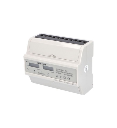 Elektroměr DTS 353-L, 100A, 7mod., LCD, 3-fáz., 2-tar., podružný, ELEMAN 1000888