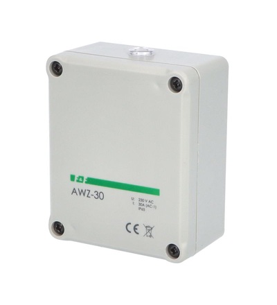 Spínač soumrakový FiF AWZ-30, 2-1000lux, 30A, 230V, IP65, na povrch, ELEMAN 1000907
