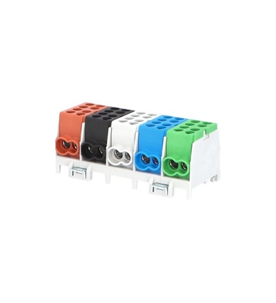 Svorkovnice rozbočovací HLAK 25 5/10 BSG-S, 80A, 5pól., AL/CU, IP20, na DIN /2080512, ELEMAN 1002831