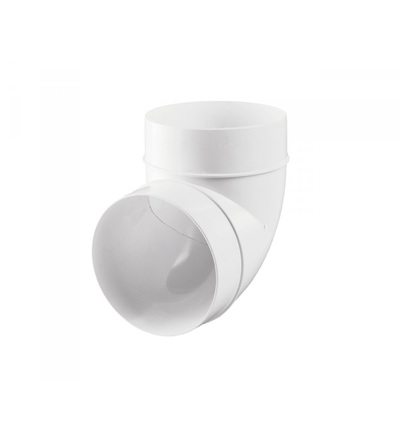 Koleno 90° VENTS 323 - 150mm PVC, ELEMAN 1003230