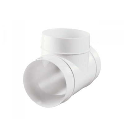 Odbočka T 90° VENTS 333 - 150mm PVC, ELEMAN 1003330