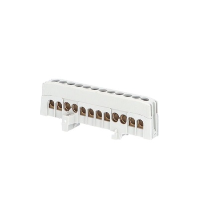 Můstek A 12-F2 (svorkovnice 12x16mm2), krytý IP20, šedý, 63A, na DIN /2020271, ELEMAN 1003820