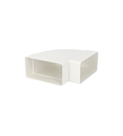 Koleno 90°horizontální VENTS 5251 - 55x110mm PVC, ELEMAN 1005251
