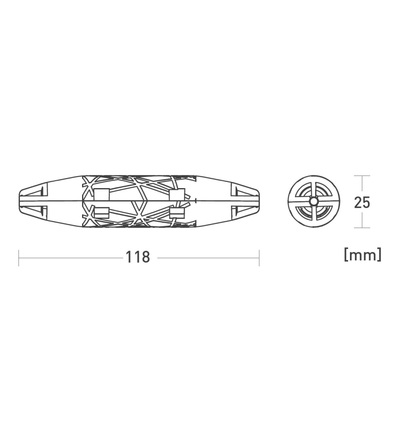 Spojka gelová LEDJOY IP68 (balení 1ks), se svork., 3x (0,5÷1,5mm2), ULTRA tenké provedení, ELEMAN 1005430