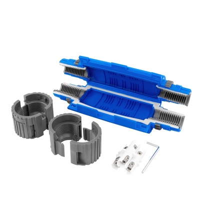 Spojka gelová SHARK 6801C (SHARK SIXEIGHT IP68), se svork., 3x (1,5-6mm2) pro CU; 0,6/1kV, ELEMAN 1005453