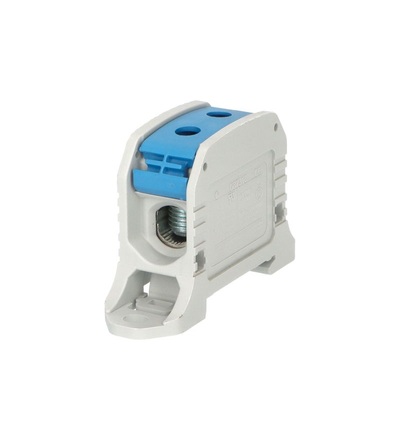 Svorka univerzální RKA 50 N, 150A, 1pól., AL/CU, modrá, na DIN/na panel, ELEMAN 1006011