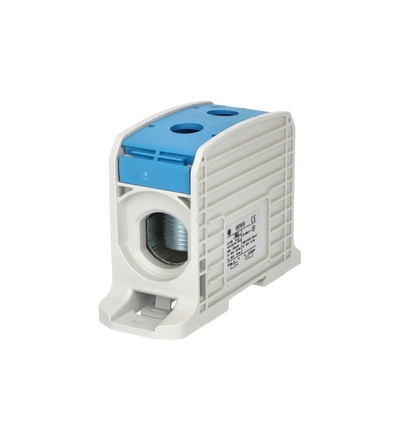 Svorka univerzální RKA 300 N, 520A, 1pól., AL/CU, modrá, na DIN/na panel, ELEMAN 1006051