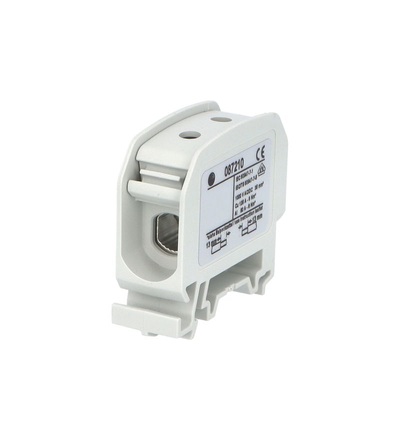 Svorka univerzální RKA 35 L G, 125A, 1pól., AL/CU, šedá, na DIN, ELEMAN 1006085