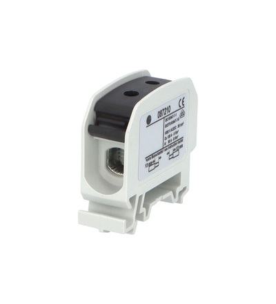 Svorka univerzální RKA 35 L S, 125A, 1pól., AL/CU, černá, na DIN, ELEMAN 1006089
