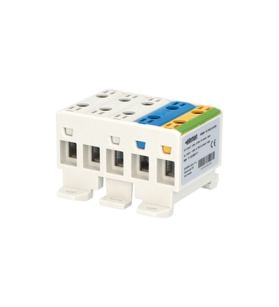 Svorka univerzální UK 16/3x1A+N/PE, 85A, 5pól., AL/CU, krytá, 3xŠ/M/Z, na DIN/panel, ELEMAN 1006651