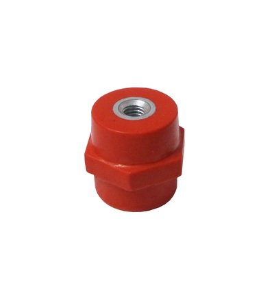 Podpěrný izolátor SI 1312319, výška 25mm, závit M6, klíč 25, U=0,4/0,5 kV AC/DC, ELEMAN 1007802