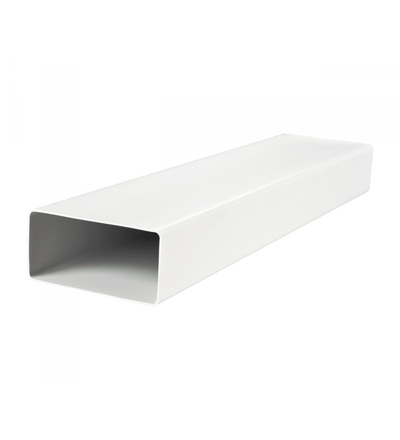 Potrubí VENTS 8015 - 1,5m/60x204mm PVC, vzduchotechnické, ELEMAN 1008184