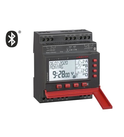 Hodiny spínací SC 98.20 pro4, dig., roční i astro, 2kan., 4mod., se zálohou, černé , ELEMAN 1008312