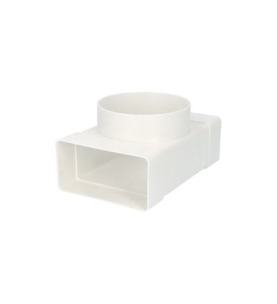 Redukce T na potrubí  VENTS 531 - prům.  100/2x55x110mm PVC, ELEMAN 1009978